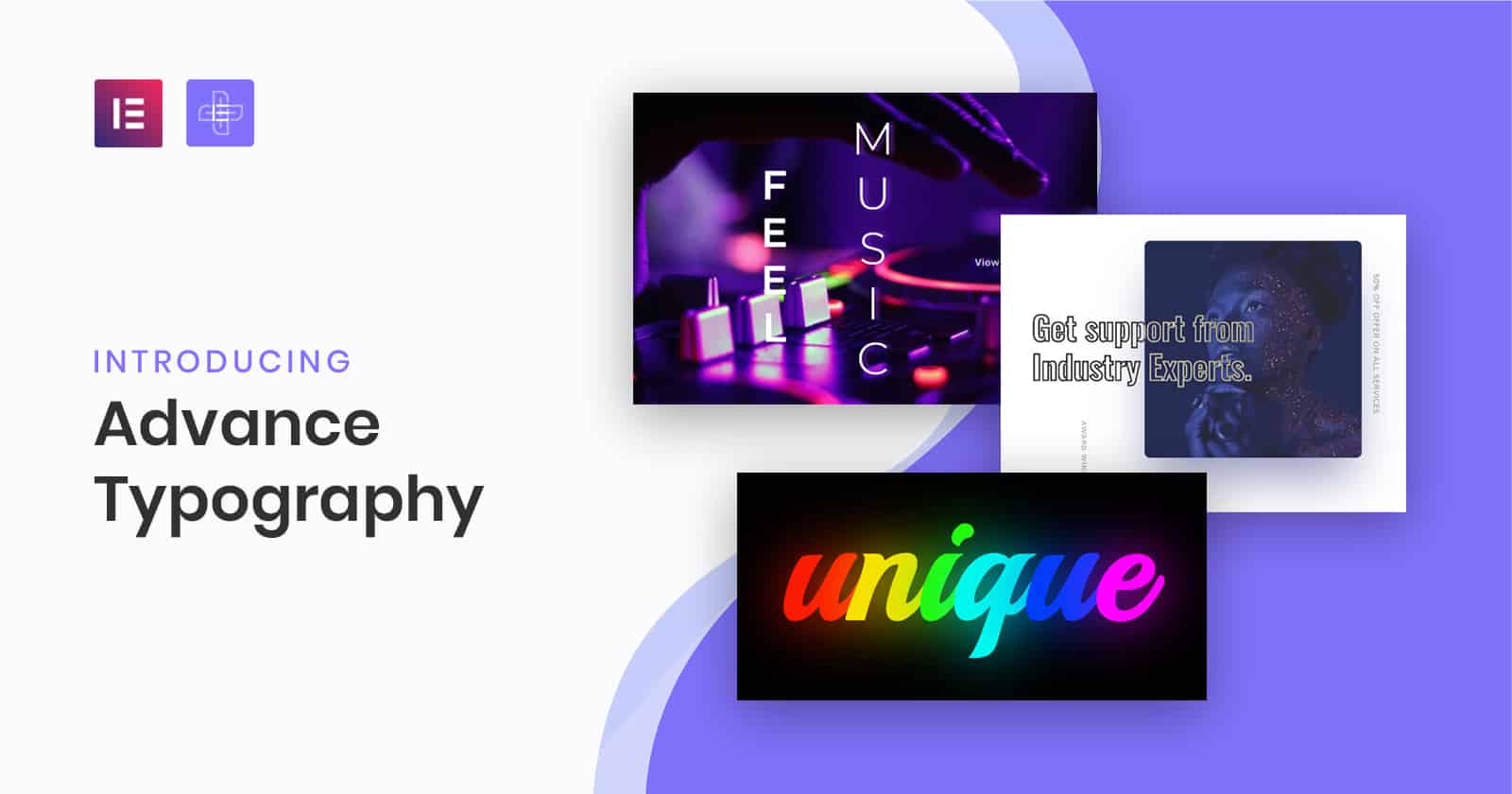 Advanced Typography for Elementor | The Plus Addons for Elementor