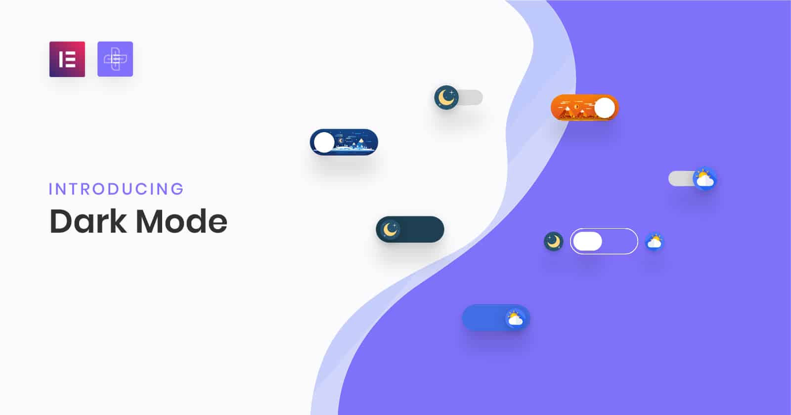Dark Mode widget for elementor | The Plus Addons for Elementor