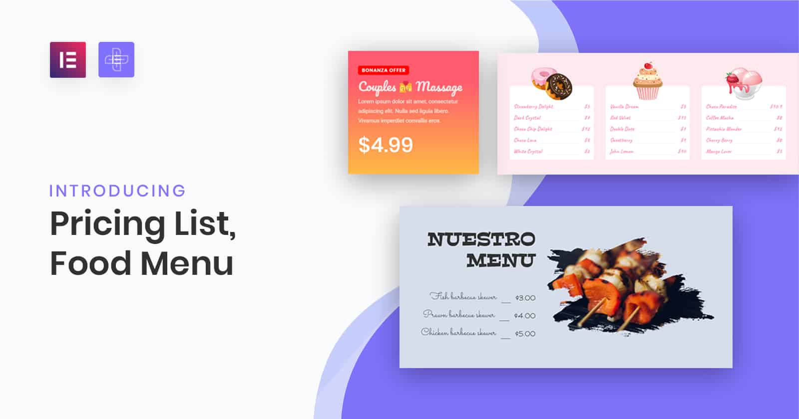 Pricing List Widget for Elementor | The Plus Addons for Elementor